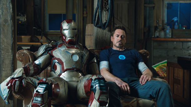 Robert Downey Jr Iron Man 3 2013 via Comics Beat