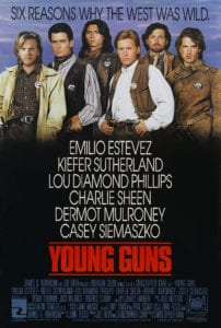 Young Guns (1988) Onesheet